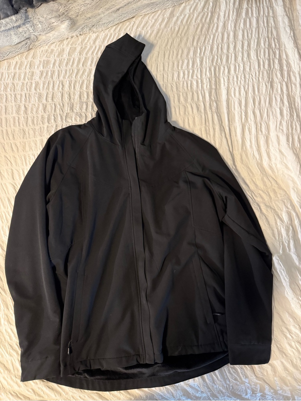 Diamond Supply Co. Black Hooded Windbreaker Jacket
